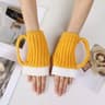 3D Beer Mug Knitted Socks Warm Padded Mid Calf Winter Sleep Socks 7