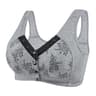 Womens Comfortable Front Button Bra Wireless Cotton Printed Lingerie 5