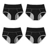 Womens High Waist Leak Proof Period Panties Four Pack Cotton Menstrual Underwear 7