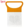 Stainless Steel Onion Slicer Holder Cutting Guide Fork Kitchen Tool 7
