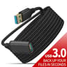 Nylon Braided USB 30 Extension Cable High Speed Data Transfer Male To Female 6