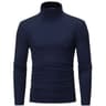 Mens Thermal Long Sleeve High Neck Shirt For Winter Layering 11