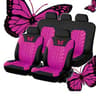 Butterfly Embroidery Car Seat Cover Set Universal Fit Front Or Full Set 20