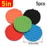 Car Polishing Pad Set 5 Piece Foam Buffing And Waxing Kit 6