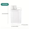 Airtight Laundry Detergent Powder Storage Container With Measuring Cup 7