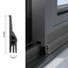 Sliding Window Draft Seal Tape Triple Soundproof Design 7