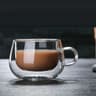 Clear Double Wall Glass Mug For Coffee And Tea 7