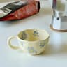 Handcrafted Irregular Flower Ceramic Coffee Mug 9