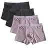 Plus Size Bamboo Fiber Mens Boxer Briefs Breathable Comfort Fit 4 Pack 13