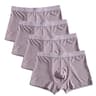 Plus Size Bamboo Fiber Mens Boxer Briefs Breathable Comfort Fit 4 Pack 8