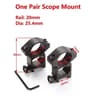Aluminum Rifle Scope Mount Rings For 254mm And 30mm Tubes 9