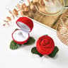 Red Rose Ring Display Box For Proposals And Special Moments 6