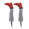 Halloween Witch Legs Yard Decoration With Boots Set Of 2 10