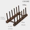 Bamboo Wooden Dish Drying Rack For Plates And Kitchen Storage 11