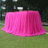Elastic Tulle Table Skirt For Wedding And Party Decor 16