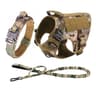 Tactical Dog Harness Set With Adjustable Collar Leash Molle Pouch And Training Vest 17