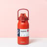 Large Capacity Stainless Steel Tumbler Thermos Bottle With Straw And Lock Lid 10