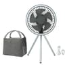 10000mAh Rechargeable Camping Fan With LED Light And Power Bank Tripod Design 7