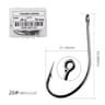 10 Piece Sea Big Fishing Hook Set High Carbon Steel Hooks With Black Nickel Finish For Saltwater An 10