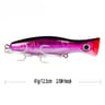 Big Game Saltwater Popper Fishing Lure Topwater Wobbler With 3D Eyes And Treble Hooks 7