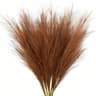 Red Faux Pampas Grass Stems For Wedding And Home Decor 5 Piece Set 16