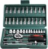 Portable 46 Piece Socket Ratchet Wrench Set For Home And Garage 7