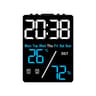 Digital Alarm Clock With Temperature Humidity Date And Dual Alarms LED Display 7