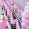White Organza Tulle Fabric Roll Wedding Arch And Party Decor 5m Or 10m 9