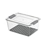 Stackable Fridge Organizer Bins With Lids Clear Food Storage Containers For Fruit Pantry And Freeze 6