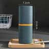Portable Travel Toothbrush Case Holder PP Storage Box With Dual Cup Design For Camping And Business 7