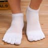 Breathable Five Toe Cotton Sports Socks For Men Moisture Wicking Athletic Socks 6