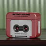 Retro Cassette Recorder Mini Music Box Keychain And Decompression Bag Pendant 7
