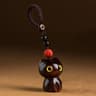 Creative Cute Cat Shape Lucky Blessing Charm Sandalwood Keychain Pendant 9
