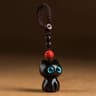 Creative Cute Cat Shape Lucky Blessing Charm Sandalwood Keychain Pendant 10