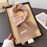winter scarf for women styled with coat