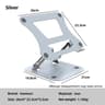 Adjustable Aluminum Alloy Cooling Laptop Stand With Keyboard Storage 9