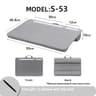 Professional Cushioned Laptop Lap Desk With Integrated Mouse Pad 6