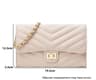 Fashionable VPattern Quilted Crossbody Chain Bag 8