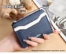 Simple And Elegant Ladies Fashion PU Spliced Small Wallet 13