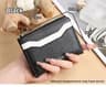 Simple And Elegant Ladies Fashion PU Spliced Small Wallet 8