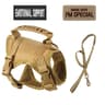 Professional Tactical Nylon Cat And Small Dog Harness  Leash Kit 7