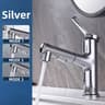 Modern Pull Out Bathroom Sink Faucet With Dual Mode Sprayer 10