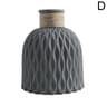 Shatterproof Porcelain Imitation Rope Plastic Vase 9