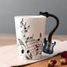 Novelty Music Note Ceramic Coffee Mugs 12