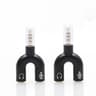 UShaped 35mm Stereo Audio And Microphone Splitter 7