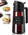 Professional 2in1 Glass Oil Dispenser And Precision Sprayer 8