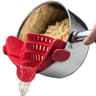 Universal Silicone ClipOn Pot Strainer And HandsFree Pasta Colander 9