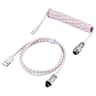 Professional Custom Coiled Mechanical Keyboard Cable With Aviator Aviation Connector 12