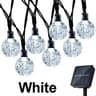Solar String Lights Outdoor Crystal Fairy Light Set 9