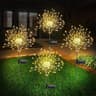 Solar LED Firework Fairy Light Outdoor Garden Decoration Yard 8